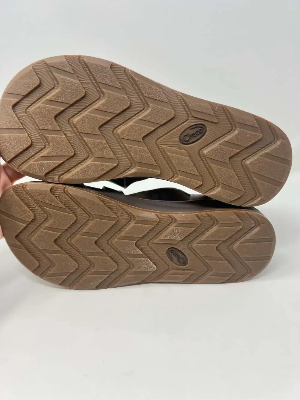 Chaco Men's Wayfarer Sandal, Brown Leather, Size 8
